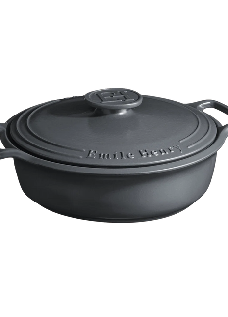 Sublime Stoneware Braiser 4 Qt Graphite