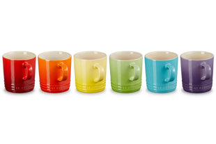 London Mugs Set of 6 Multi 12 Oz