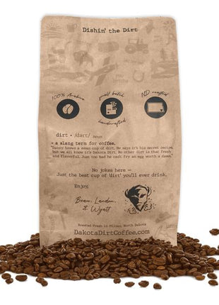 Flatlander Medium Roast Whole Coffee Beans 12oz.