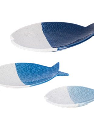3pc Fish Plate Set