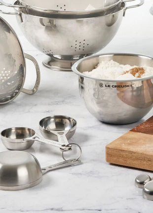 4-Piece Measuring Cup Set Silver