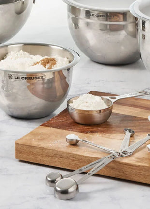 5-Piece Measuring Spoon Set Silver