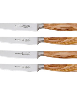 Oliva Elite Fine Edge Steak, Knife Set/4