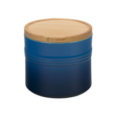 Canister w/ Wood Lid 1.5 Qt