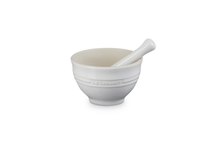 Mortar & Pestle 10 Oz White