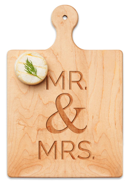 Artisan Maple Paddle Board | Mr & Mrs | 9 X 6"
