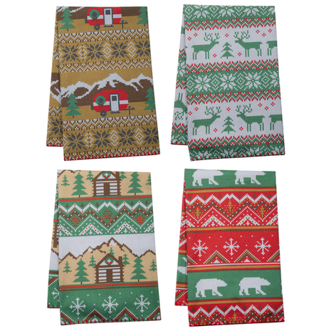 Holiday Icon Tea Towel
