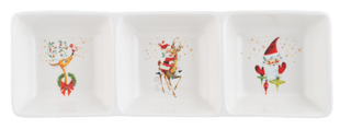 Retro Santa Divided Tray