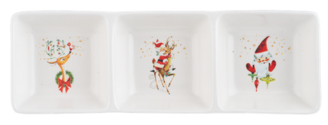 Retro Santa Divided Tray