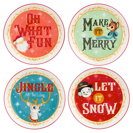 Holiday Icon Snack Plate