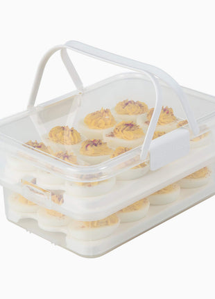 Collapsible Deviled Egg Carrier