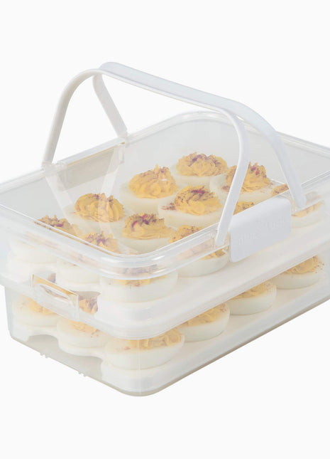 Collapsible Deviled Egg Carrier