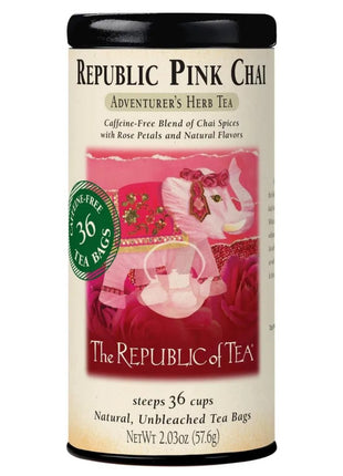Republic of Tea Classic Herbal Pink Chai