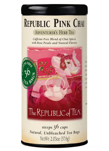 Republic of Tea Classic Herbal Pink Chai