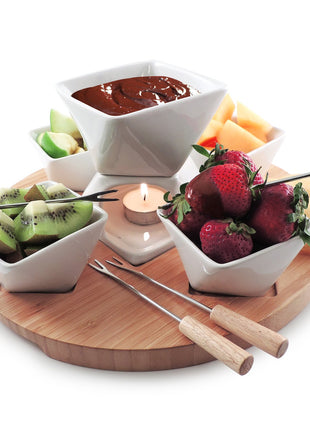 Swissmar Rubik 12 Pc Chocolate Fondue Set