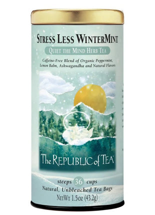 Republic of Tea Seasonal Tea Stress Less Wintermint