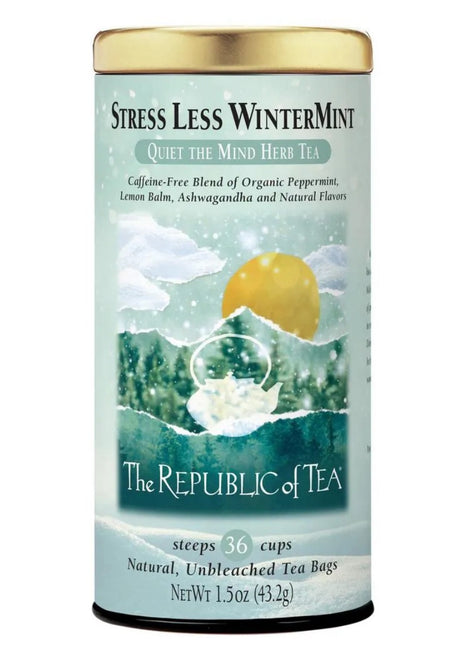 Republic of Tea Seasonal Tea Stress Less Wintermint