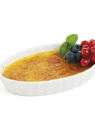 Dish Creme Brulee Oval Ramekin