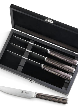 4 PC Pakka Steak Set in Chest