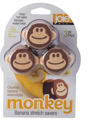 Joie Monkey Stretch Reusable Banana Covers, Set Of 3
