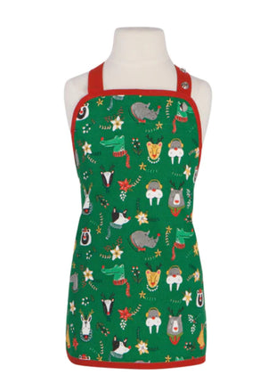 Now Designs Holiday Kids Apron Rudolph Imposter DC