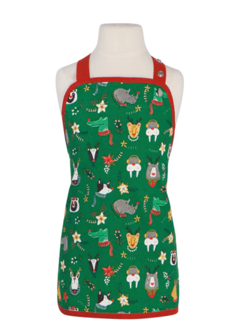 Now Designs Holiday Kids Apron Rudolph Imposter DC