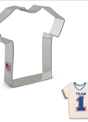 Carded Novelty Shape Cookie Cutter Sports Jersey