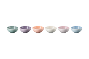 Vancouver Pinch Bowls Set of 6 Pastel Multicolor