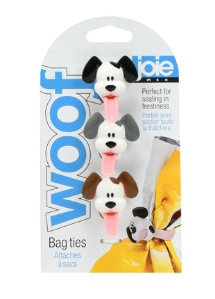 Joie Woof Bag Ties, Set Of 3