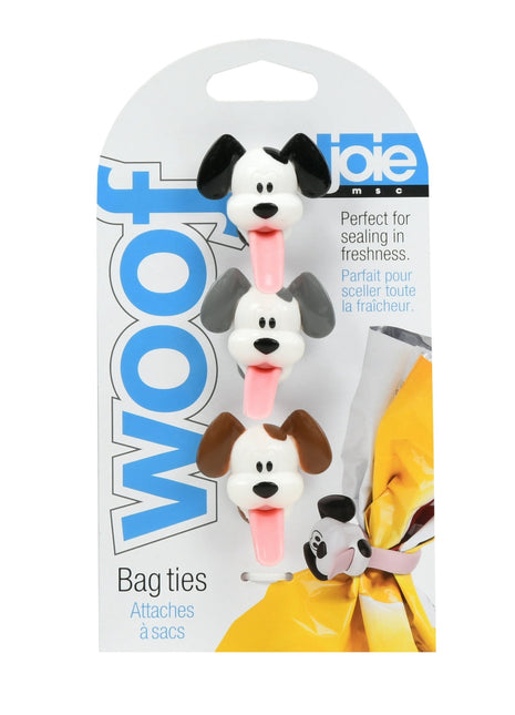Joie Woof Bag Ties, Set Of 3