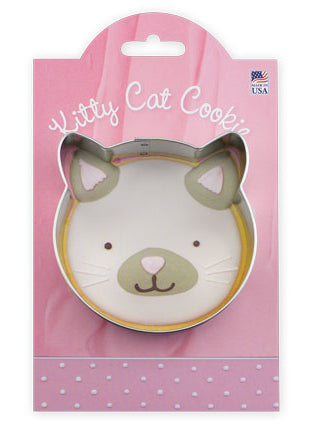 Carded Animal Shape Cookie Cutter Kitty Cat