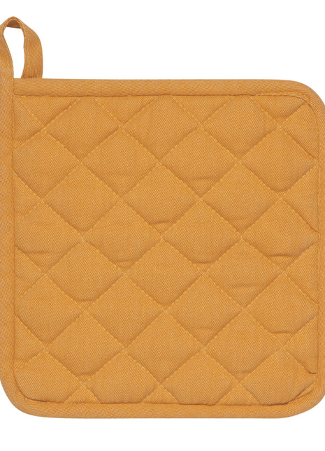 Heirloom Stonewash Potholder Ochre
