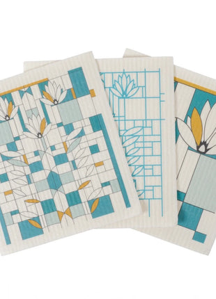 Frank Lloyd Wright Swedish Dishcloth Set/3