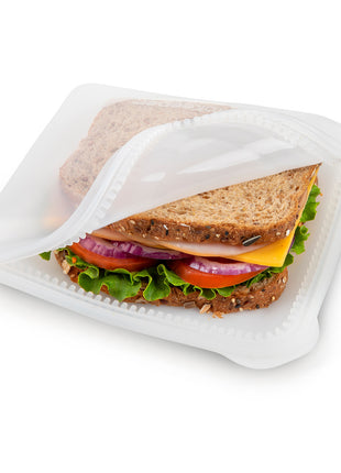 Dual Zipper Silicone Prokeeper Sandwich Bag