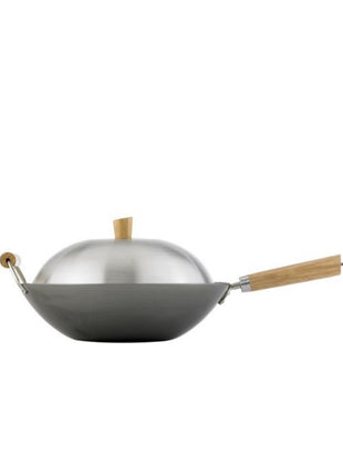 Carbon Steel Wok Set 14in