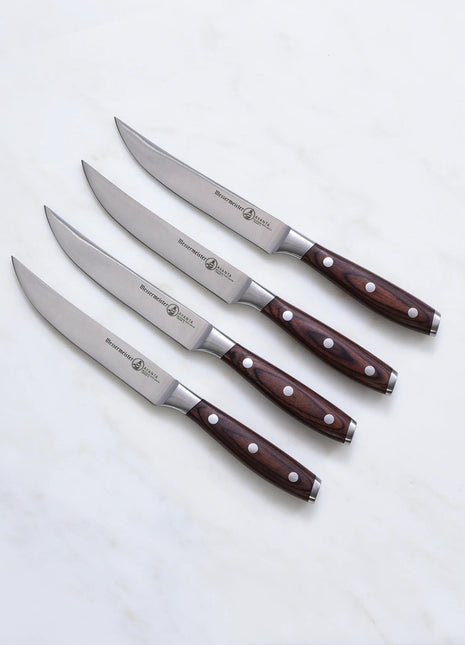 Avanta Fine Edge Steak Knife Set/4 Pakkawood