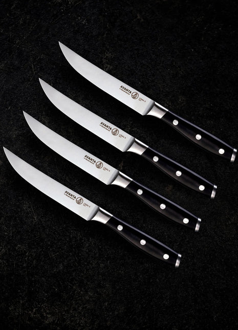 Avanta Fine Edge Steak Knife Set/4 Pom