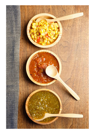 Bamboo Condiment Spoon Single