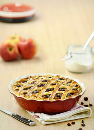 Modern Classic Pie Dish 9 in Rouge