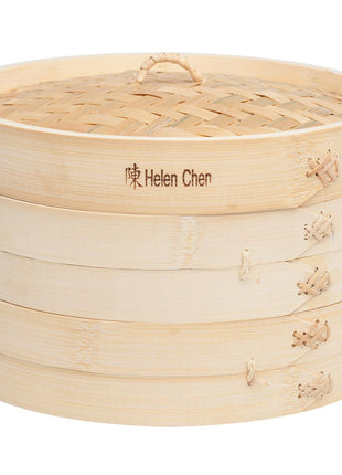 10in Bamboo Steamer 3 Pc Set