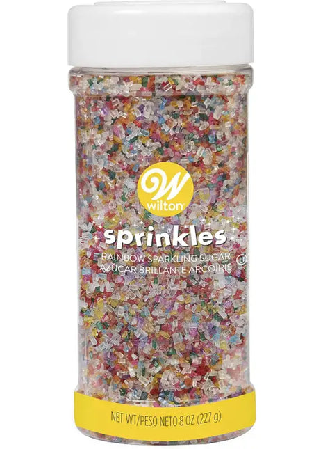 Rainbow Sprinkles Sparkling Sugars - 8 oz.