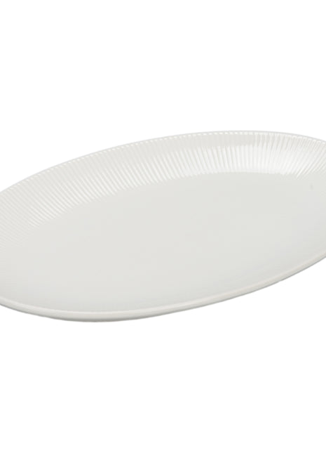 Ribbed Oval Platter