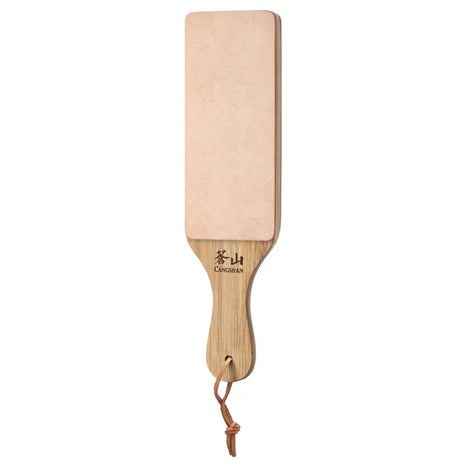 2 sided Leather Paddle Strop