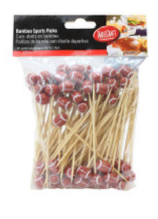 Decorative Sport Pick Pk Of 100 Football