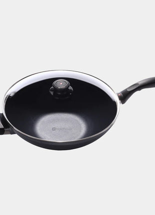 12.5 in 5.3 qt Wok w/Lid And Rack