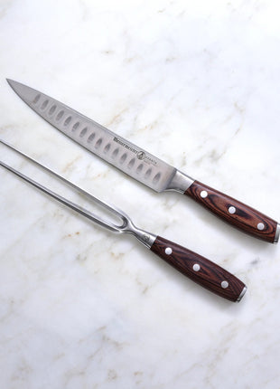 Avanta Kullenschliff Carving Set/2 Pakkawood