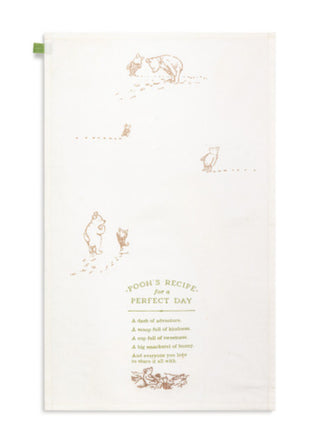 Poohs Perfect Day Kitchen Tea Towel