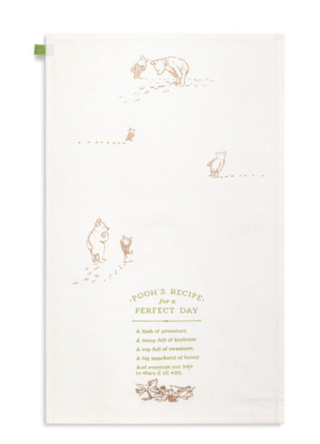 Poohs Perfect Day Kitchen Tea Towel
