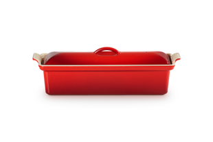 Traditional Rectangular Terrine 2Qt Cerise