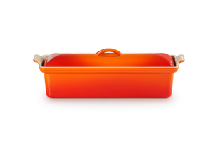 Traditional Rectangular Terrine 2Qt Flame